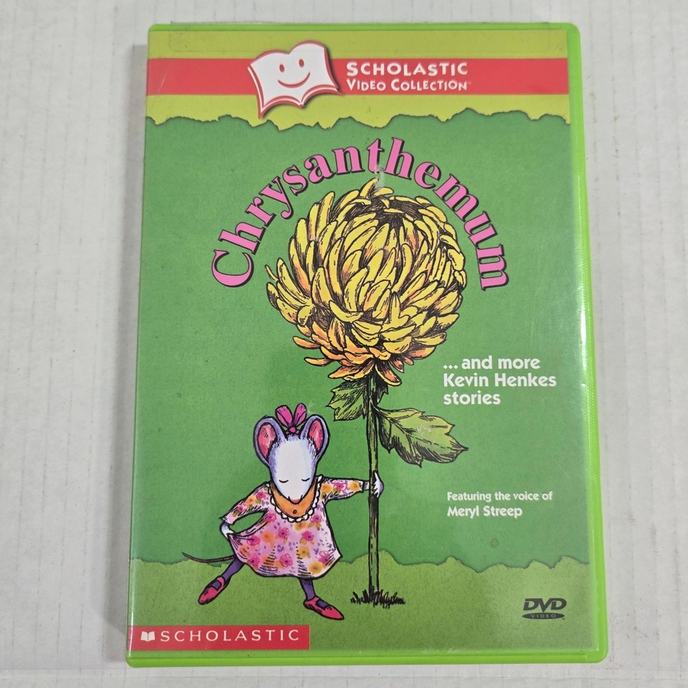 Vintage Chrysanthemum Kevin Henkes Stories DVD 2001 Scholastic Meryl Streep
